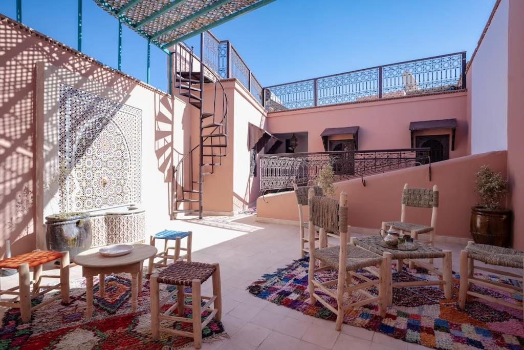 Paisible Riad Privatif Au Coeur De Marrakech Marrakesh Buitenkant foto